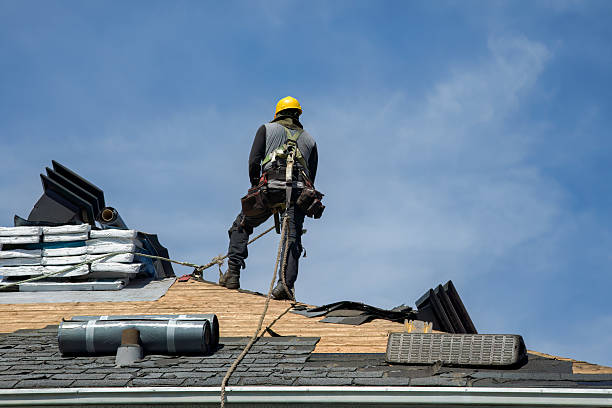 Professional Gutter Installation technician working in Cedars, PA